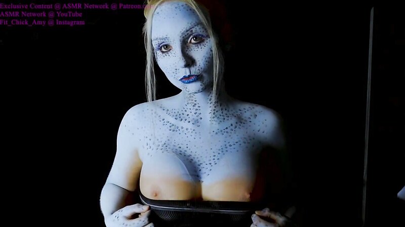 Aletta Ocean ASMR Topless Alien Tease