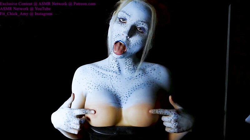 Aletta Ocean ASMR Topless Alien Tease
