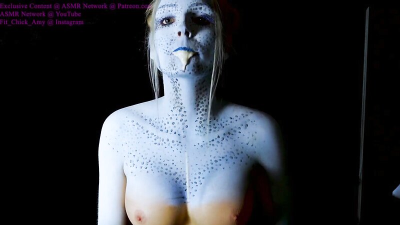 Aletta Ocean ASMR Topless Alien Tease