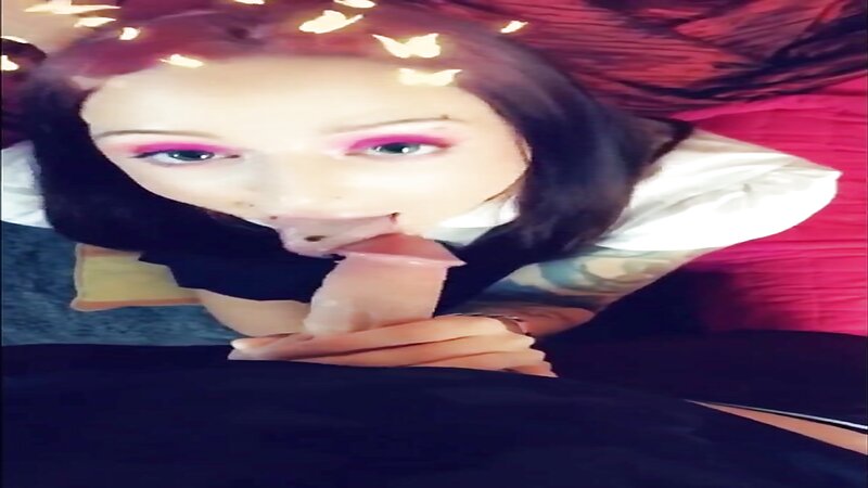Angel Savage Sloppy Blowjob and Cum in Mouth
