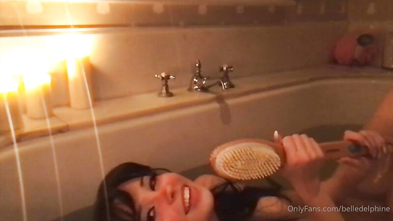 Belle Delphine Nude Bathing in Shower