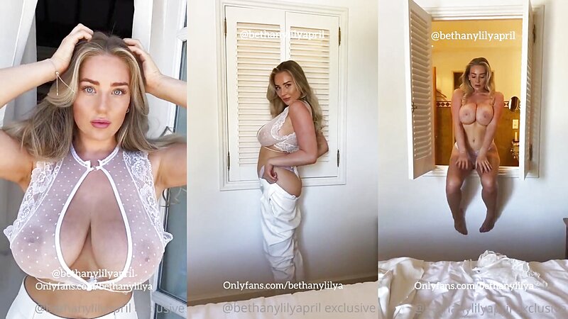 Bethany Lily Sexy Lingerie Teasing