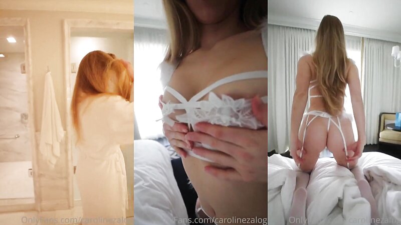 Caroline Zalog Nude in Rosewood Lingerie
