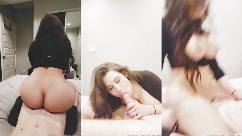 Chloe Lamb Riding a Dildo Sex Tape