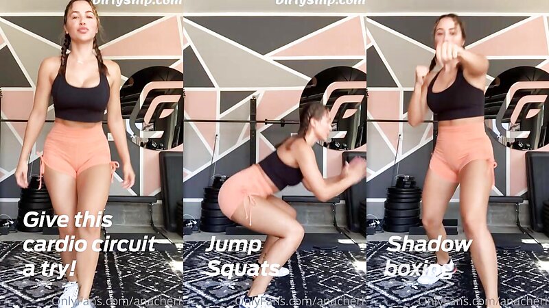Ana Cheri Hot Workout Session