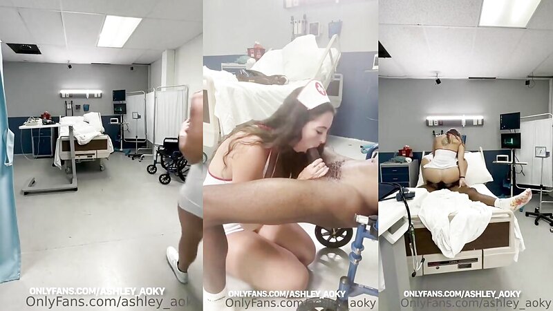 Ashley Aoky Naughty Nurse Fucking Her BBC Patient