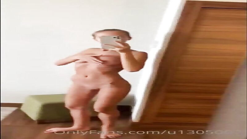 Catherine Kn Teasing in Front of a Mirror