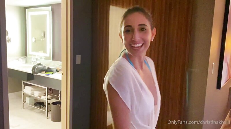 Christina Khalil Nude Showering