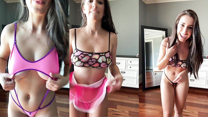 Christina Khalil Sexy Swimwear and Micro Bikini Try-On