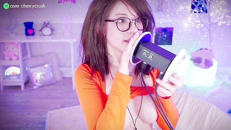 Cherry Crush ASMR Velma Roleplay Ear Licking