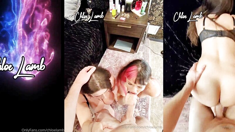 Chloe Lamb And Dahliaisdopey Hot Threesome