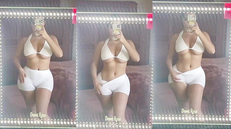 Demi Rose Sexy Underboob Nude Selfie