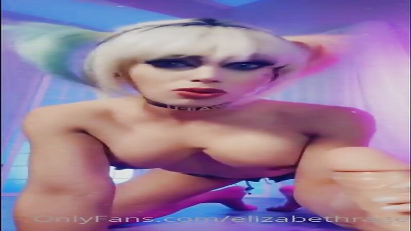 Elizabeth Rage Horny Harley Quinn Dildo Blowjob