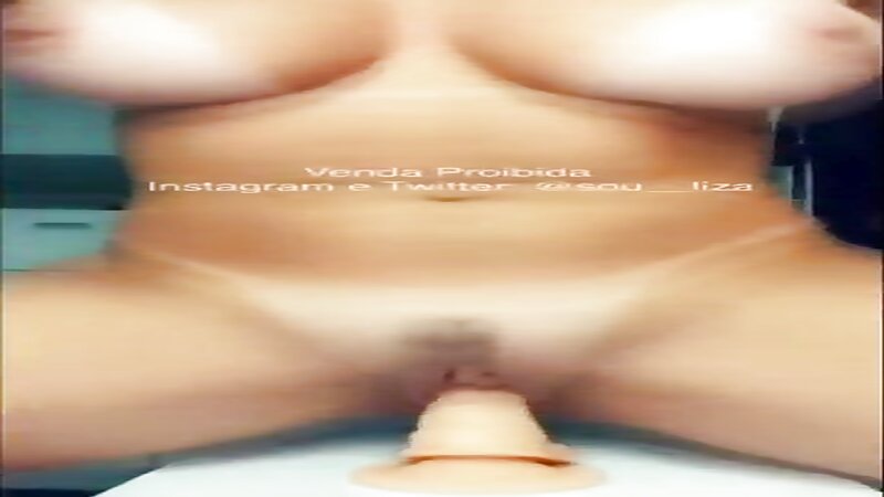 Elizabeth Borges Naked Riding a Dildo