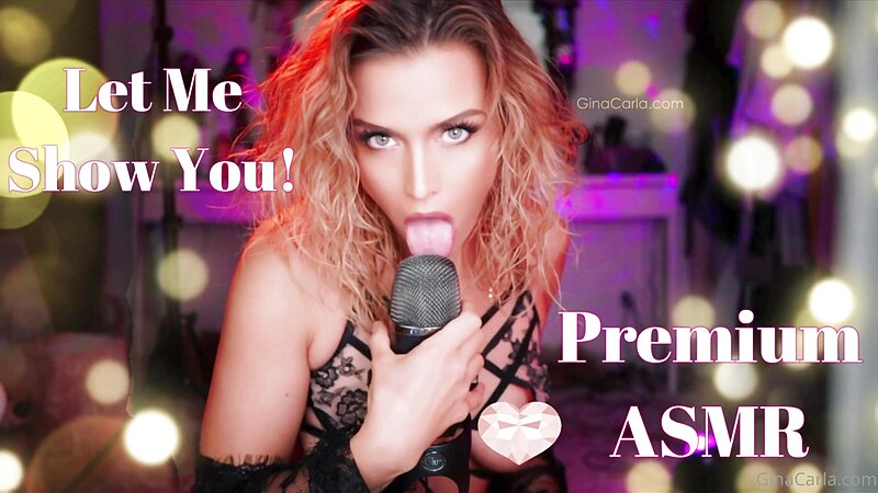 Gina Carla Sensual ASMR Teasing Show