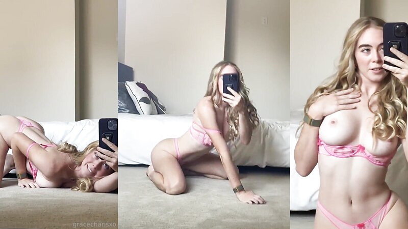 Grace Charis Topless Selfie fun