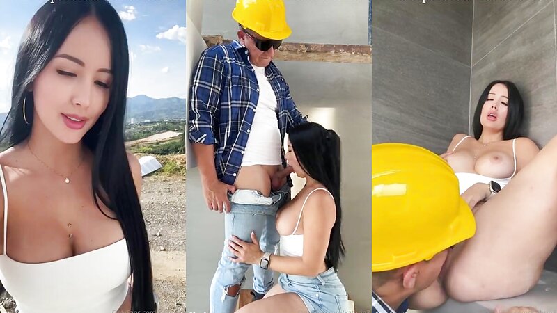 Kathrin3 Colombian Girl Fucked on a Construction Site