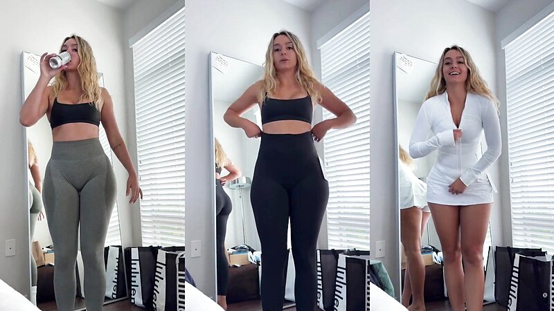 Kirstentoosweet Sexy Lingerie Try-On