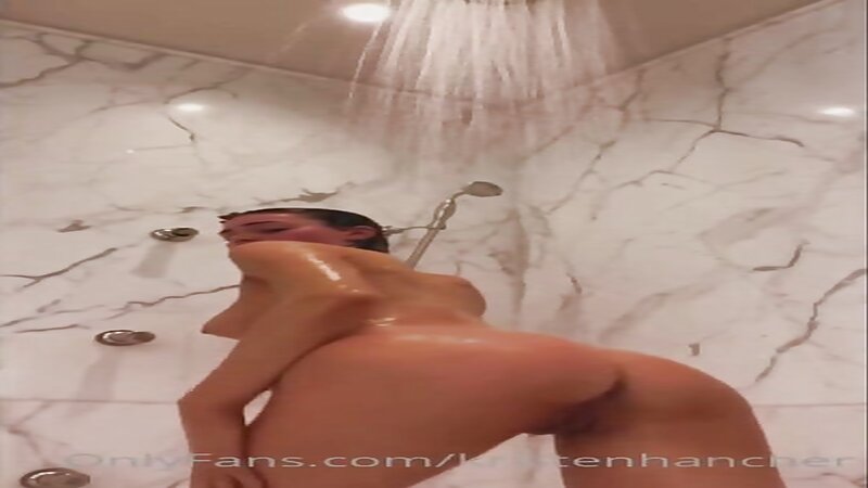 Kristen Hancher Nude Showering and Pussy Play