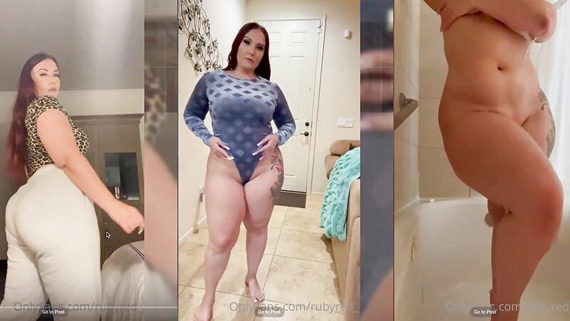 Ruby Red Naked Redhead Shower
