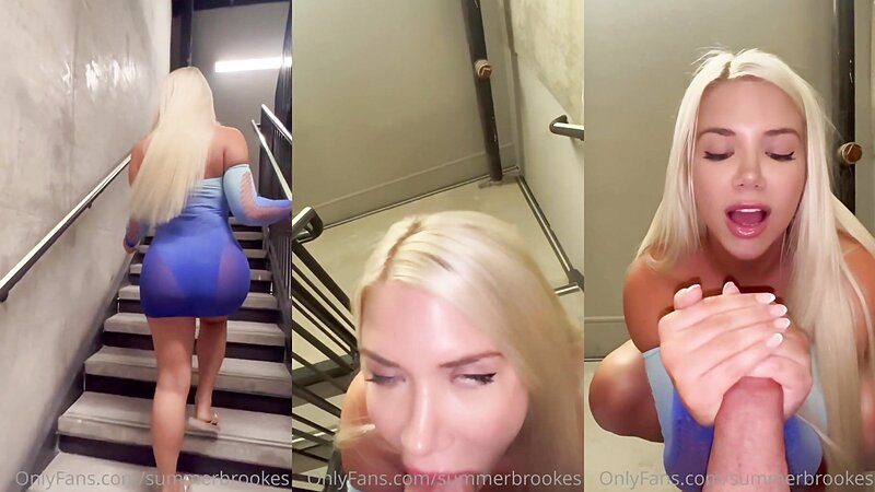 Summer Brookes Staircase Sex