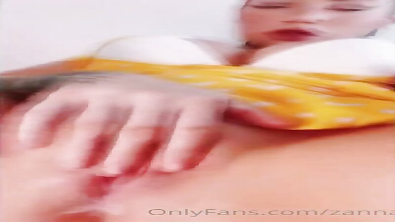 Zanna Blue Nude Riding a Dildo