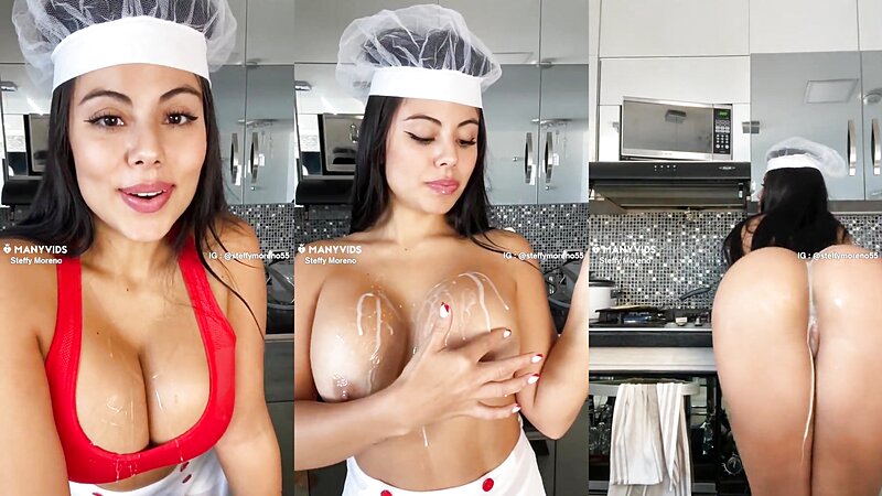 Steffy Moreno Naked Chef Masturbating