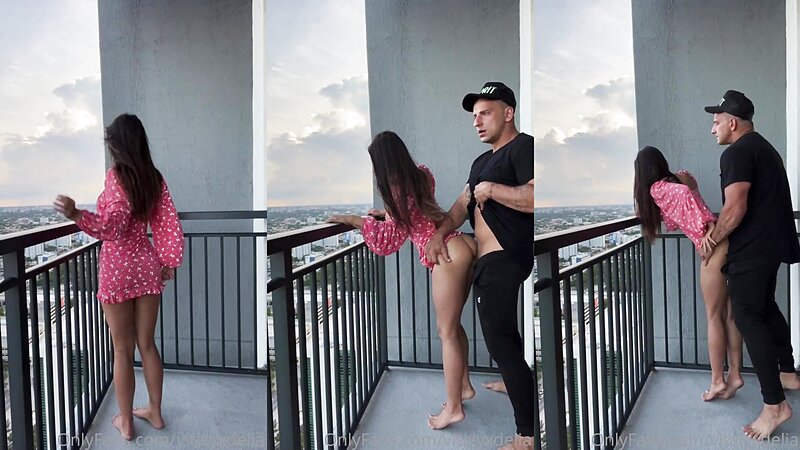 Delia Rose Private Balcony Sex Tape