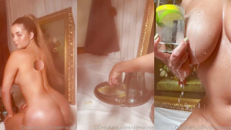 Demi Rose Nude Teasing Show