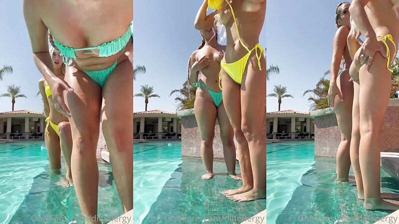 Bella Rome Naked Pool Photo Shoot