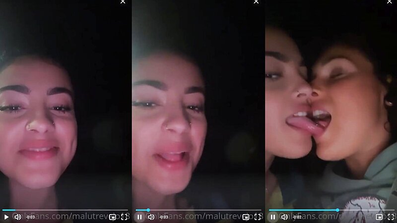 Malu Trevejo Romantic Kissing