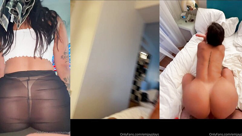 Emily Rinaudo Reverse Riding and POV Doggystyle