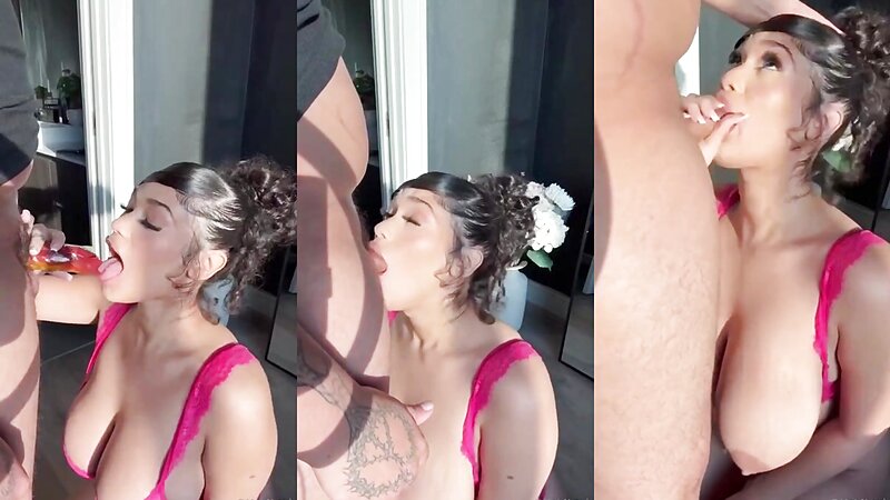 Hot4Lexi Sloppy Blowjob and Cum in Mouth