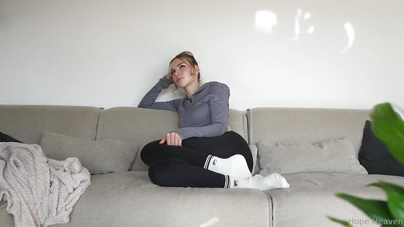 Hope Heaven Riding a Dick on Couch
