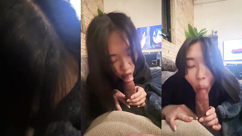 Yemada Sloppy Blowjob and Cum in Mouth