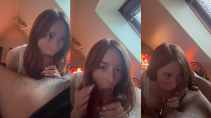 Rosie Fae POV Blowjob with Cum Swallow