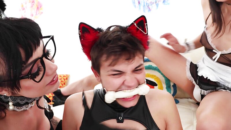Little Puck, Tommy King, Zariah Aura and Nicky Zeal Feral Foursome at The Kitty Cafe