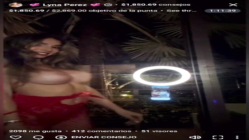 Lyna Perez Topless Window Flashing Boobs