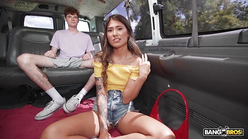 Charlotte Mae & Jodie Johnson Wild Doggystyle on Bang Bus with Messy Facial and Big Cock