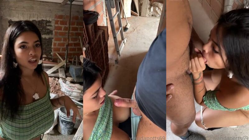 Wandapottss Argentinian Big Tits Tit Fuck and Balls Licking in Abandoned House