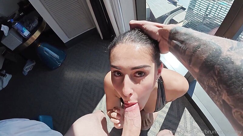 Brunnettebaby Boujee Nipple Piercing Hard Fuck in Cowgirl POV with Ass Slap and Doggy Style