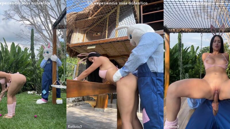 Kathrin3 Colombian Bunny Girl Blowjob