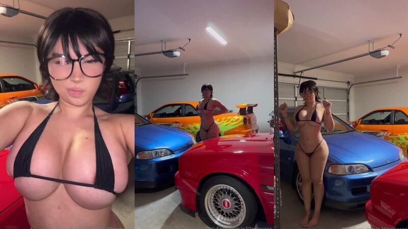 E30princess Skimpy Micro Bikini Modeling Latina