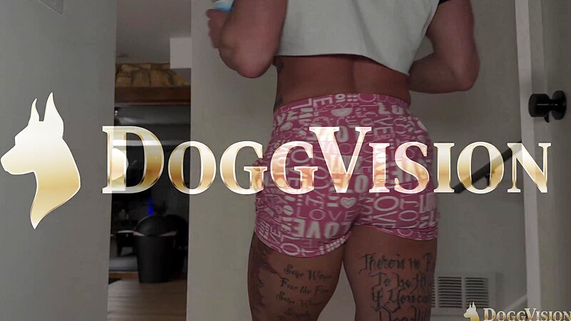 Gym Rat Inked Pierced Nipples Ass Licking, Riding Big Cock Doggystyle Fuck with Handjob, Blowjob and Cum Rimming
