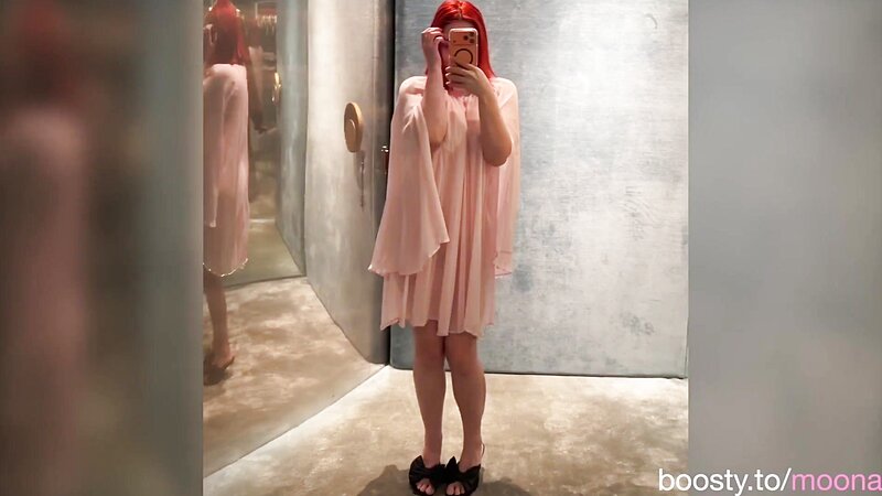 Moona See-Through Dress Try-On ASMR