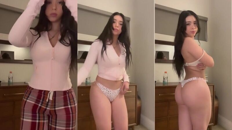Aishah Sofey Bangin Body Plaid Pajama Strip