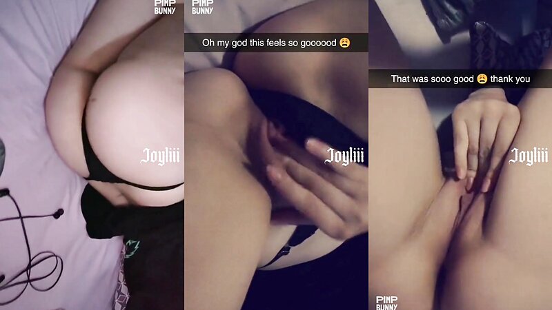 Joyliii Shaved Lingerie Fingering Her Pussy with Hands