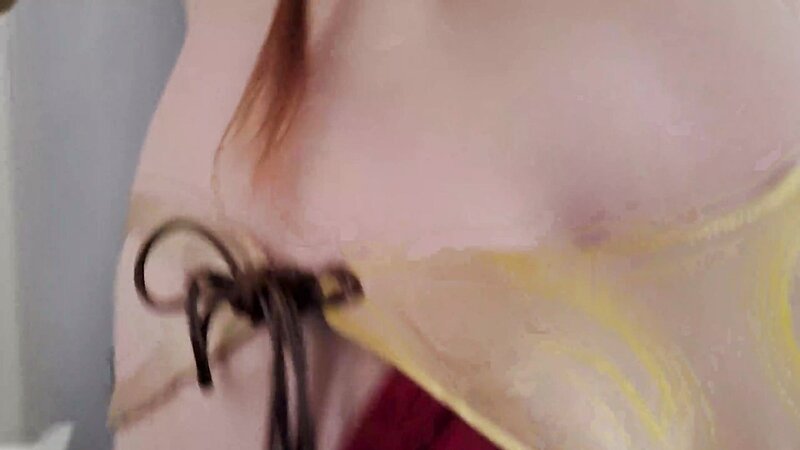 Erin Everheart Redhead Slave Leia Cosplay Railed Doggystyle with Long Nails in Bedroom
