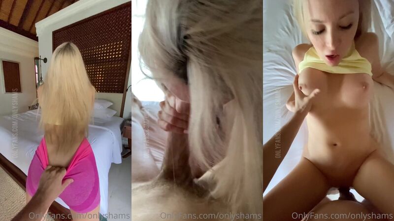 Lily Shams Big White Cock Pounded in Cowgirl POV with Fingering