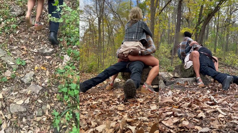 WanderingWife BBC Creampie on Walking Trail